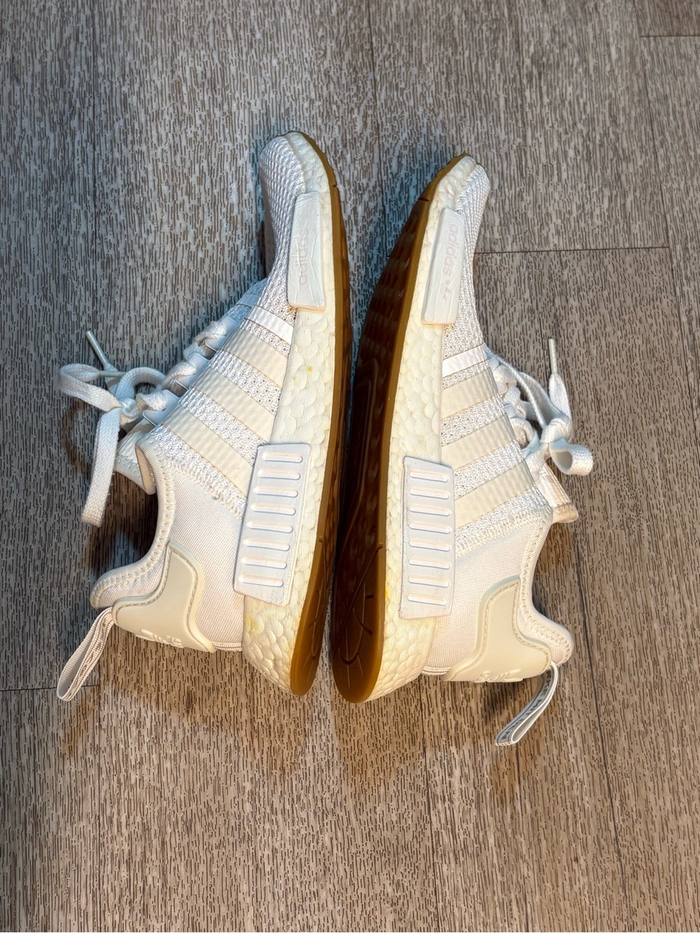 ADIDAS NMD 1 MENS WHITE SNEAKERS SIZE 7 - Picture 4 of 9